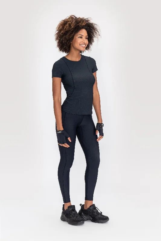 Harmony Cut T-Shirt Satin Blend Silk Blend Wool Blend