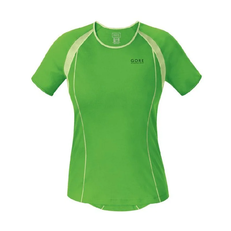 Gore running wear ESSENTIAL 2.0 W SHIRT GORSESSEL7645 Lace Blend Ribbed Blend Corduroy Blend
