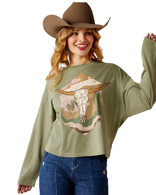 Women's Wanderer T-Shirt Fleece Fabric Down Fabric Feather Fabric