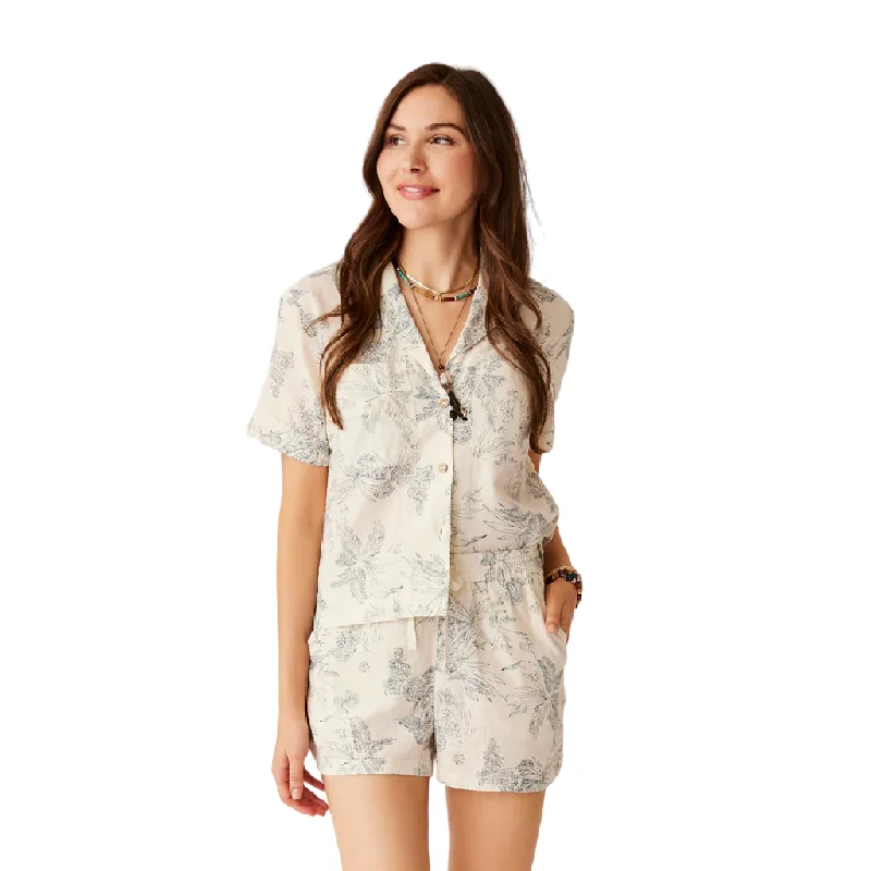 Carve Women's Luca Linen Shirt Satin Blend Silk Blend Wool Blend
