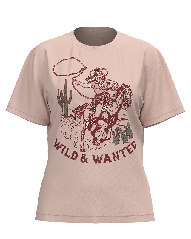 Women's Ariat Western Pulp T-Shirt Chenille Fabric Brocade Fabric Lace Fabric