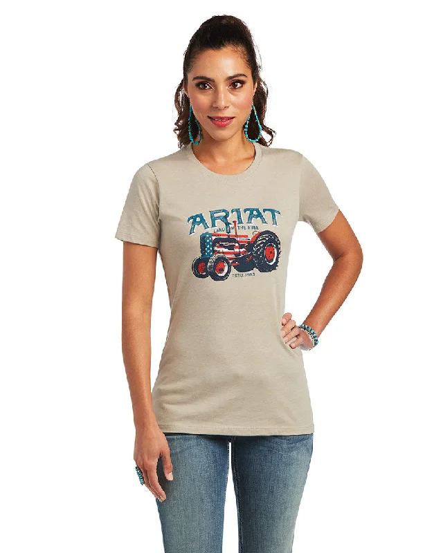 Women's Tractor USA T-Shirt Cozy Warm Stylish