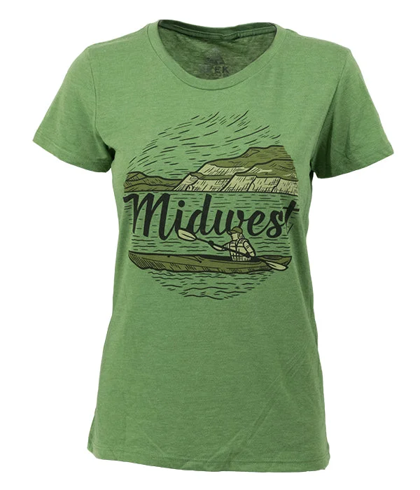 Women's Midwest T-shirt Boxy Fit Fitted Loose