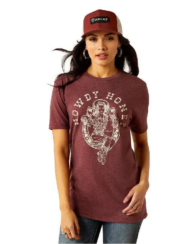 Women's Rodeo Sweetie T-Shirt Chenille Blend Fleece Blend Nylon Blend