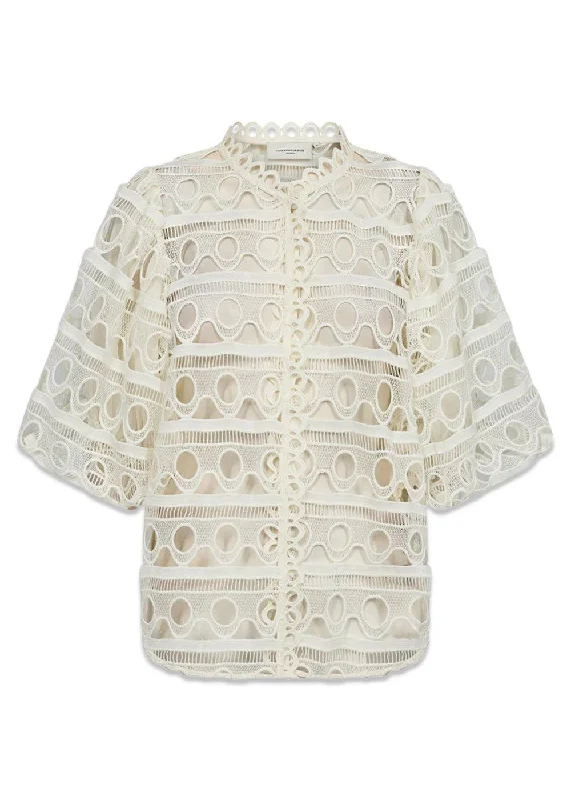 CMBELIVE-SHIRT - Jet Stream Asymmetrical Pockets Print