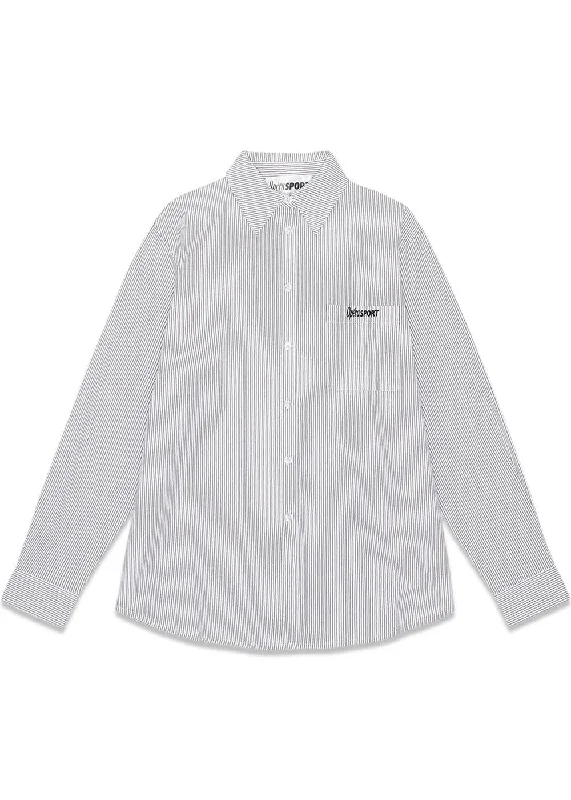 ALEX SHIRT - Black/White Fashionable Trendy Casual