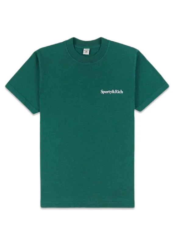 Health Is Wealth T-Shirt - Alpine Lace Blend Ribbed Blend Corduroy Blend