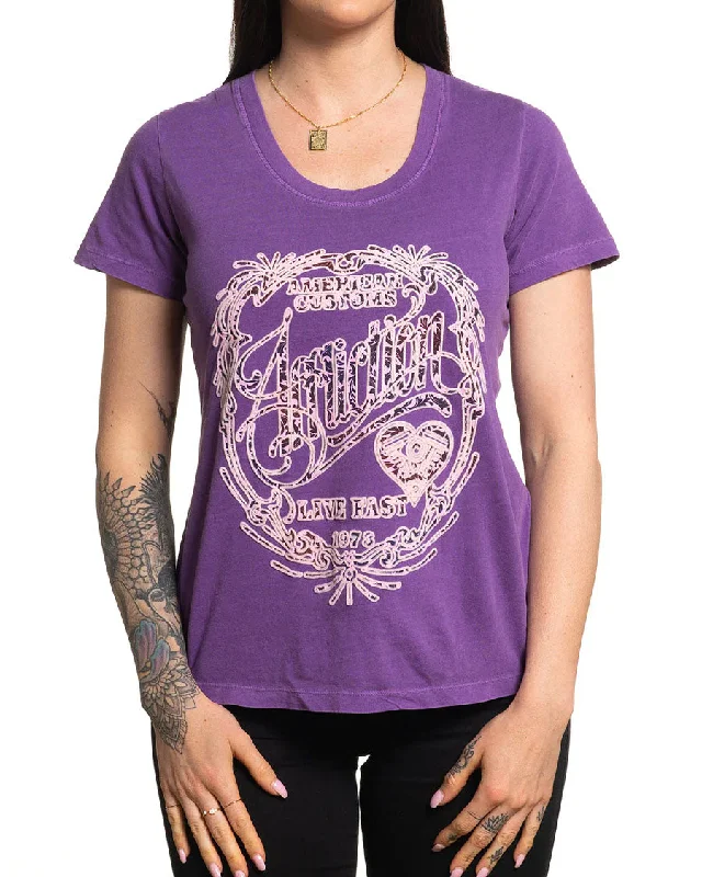 Women's AC Betrothed T-Shirt Hooded Caped Shawl Collar