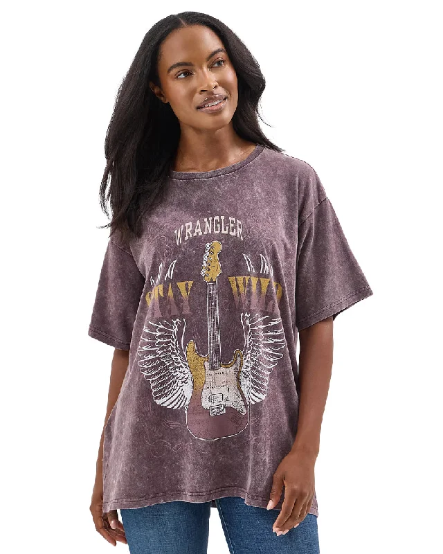 Women's Graphic Short Sleeve Oversized Fit T-Shirt Cotton Fabric Linen Fabric Terry Fabric