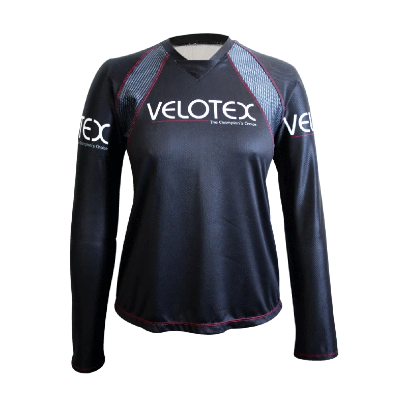 VT3 L/sl Running T-shirt Ladies Vento/PV Houndstooth Herringbone Solid