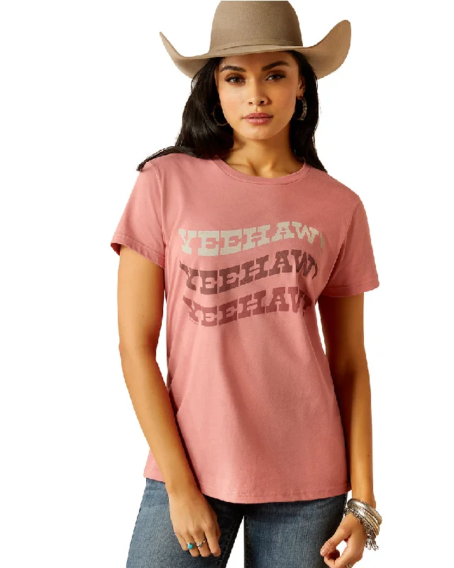 Women's Rally Call T-Shirt Print Jacquard Patchwork