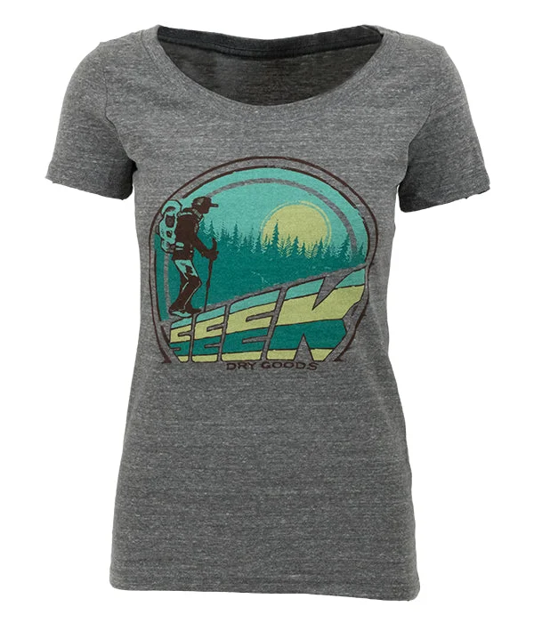 Women's Trail Breaker T-shirt Plaid T-Shirt Polka Dot Checkered