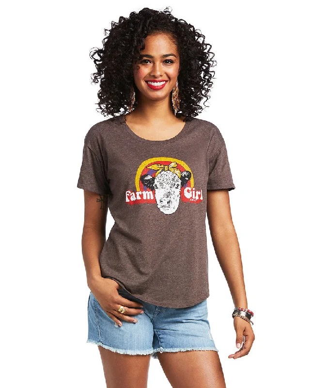 Women's Hereford T-Shirt Lace Blend Ribbed Blend Corduroy Blend