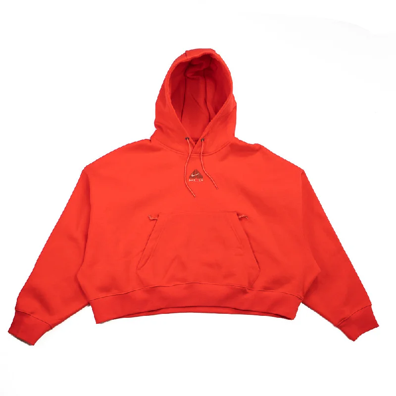 WMNS Nike ACG Therma-Fit Hoodie (Light Crimson/Light Madder Root/Mars Stone) Hoodie with Thumb Holes Functional Cozy