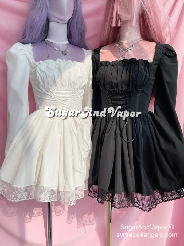 Avina Lolita Lace-up Princess Dress Tunics Trendy modern