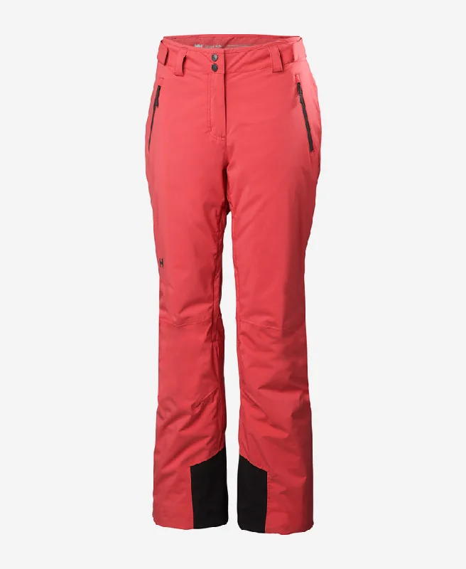 W LEGENDARY INSULATED PANT, Poppy Red Comfy Cargo Trousers