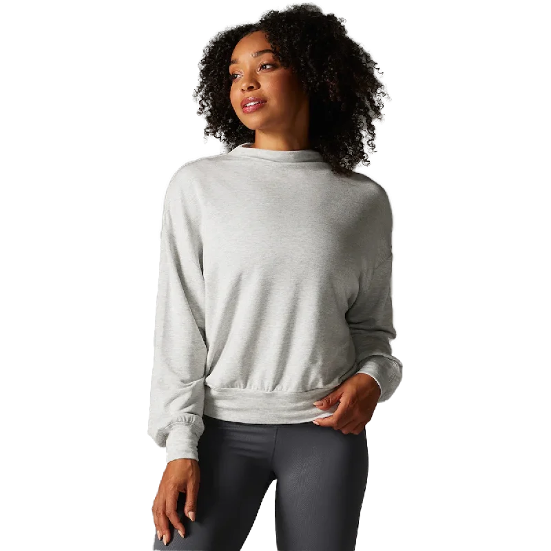 Women's Slope Crew Sweatshirt Hoodie with Hem Ribbing Snug Secure