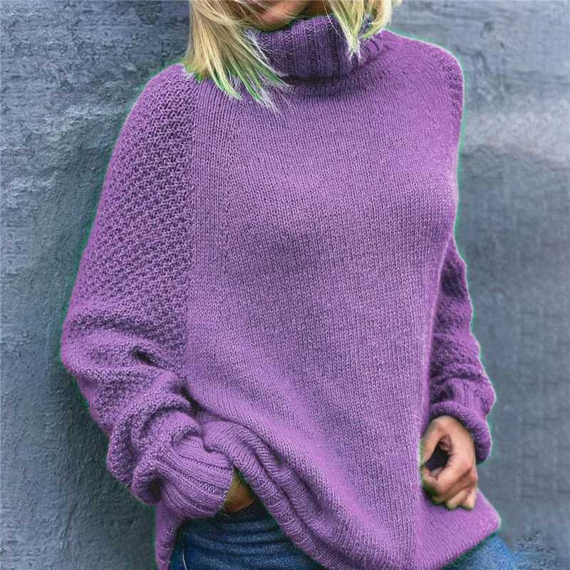 Irish ®| Cozy, single-colored turtleneck sweater Fitted Slim Tailored
