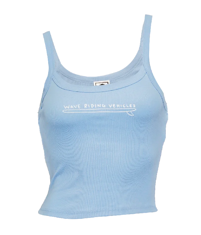 Log Daze Crop Tank Top teal tank top