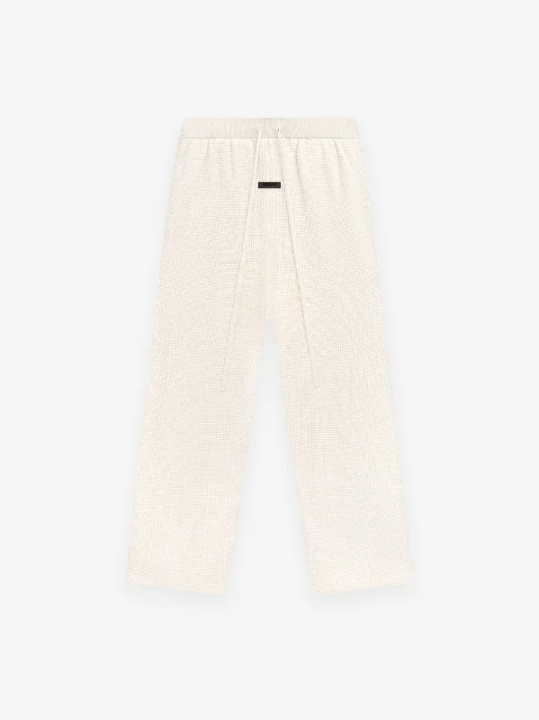 Womens Waffle Relaxed Pant Lightweight Linen Pants