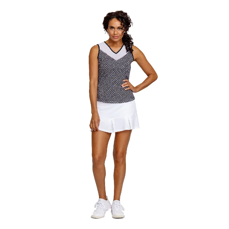 Tail Lauralyn Diamond Trail Womens V-Neck Tennis Tank Top sleep tank top