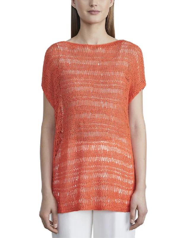 Lafayette 148 New York Lofty Bateau Neck Alpaca & Silk-Blend Sweater Lace Blend Ribbed Blend Corduroy Blend