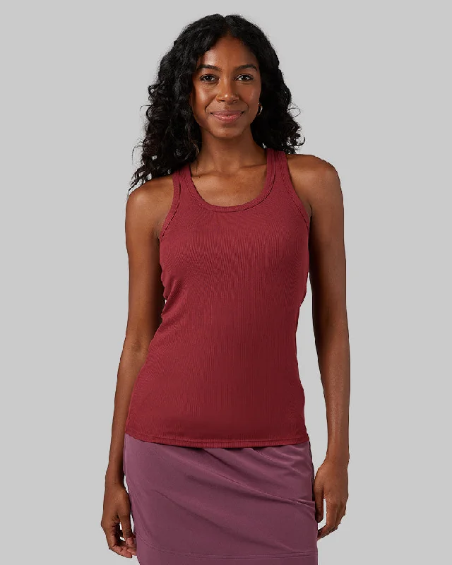 WOMEN'S SOFT RIB RACERBACK BRA TANK rhinestone tank top