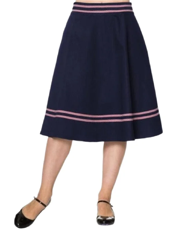 J'ADORE DENIM A-LINE SKIRT cashmere skirt soft