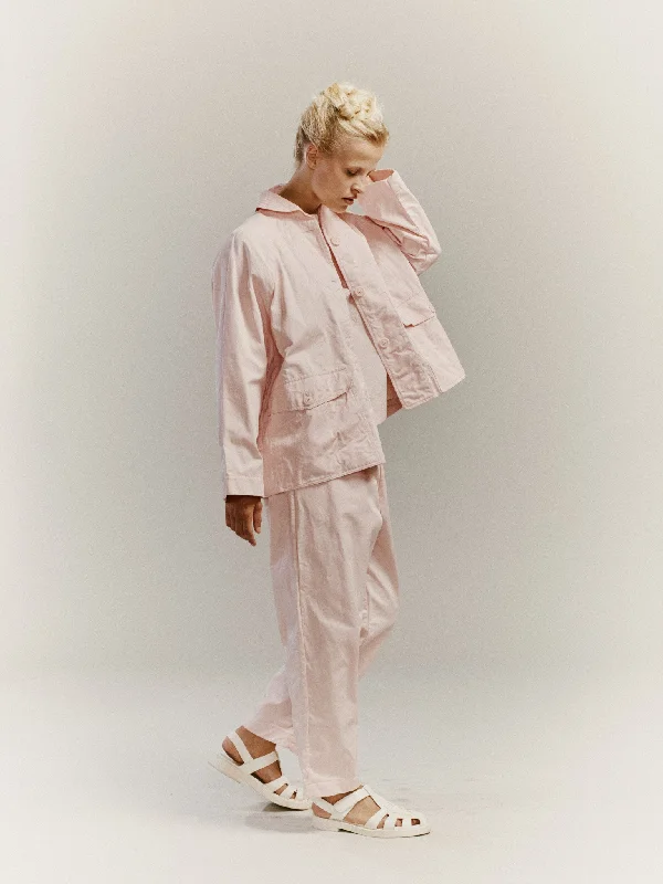 FABI ITALIEN PANT - DENSE TWILL - PINK Stylish Paperbag Waist Pants