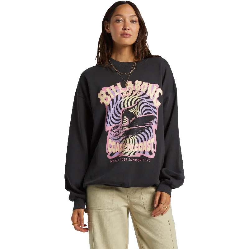 Women's Ride In Sweatshirt Hoodie with Hem Drawcord Adjustable Customizable