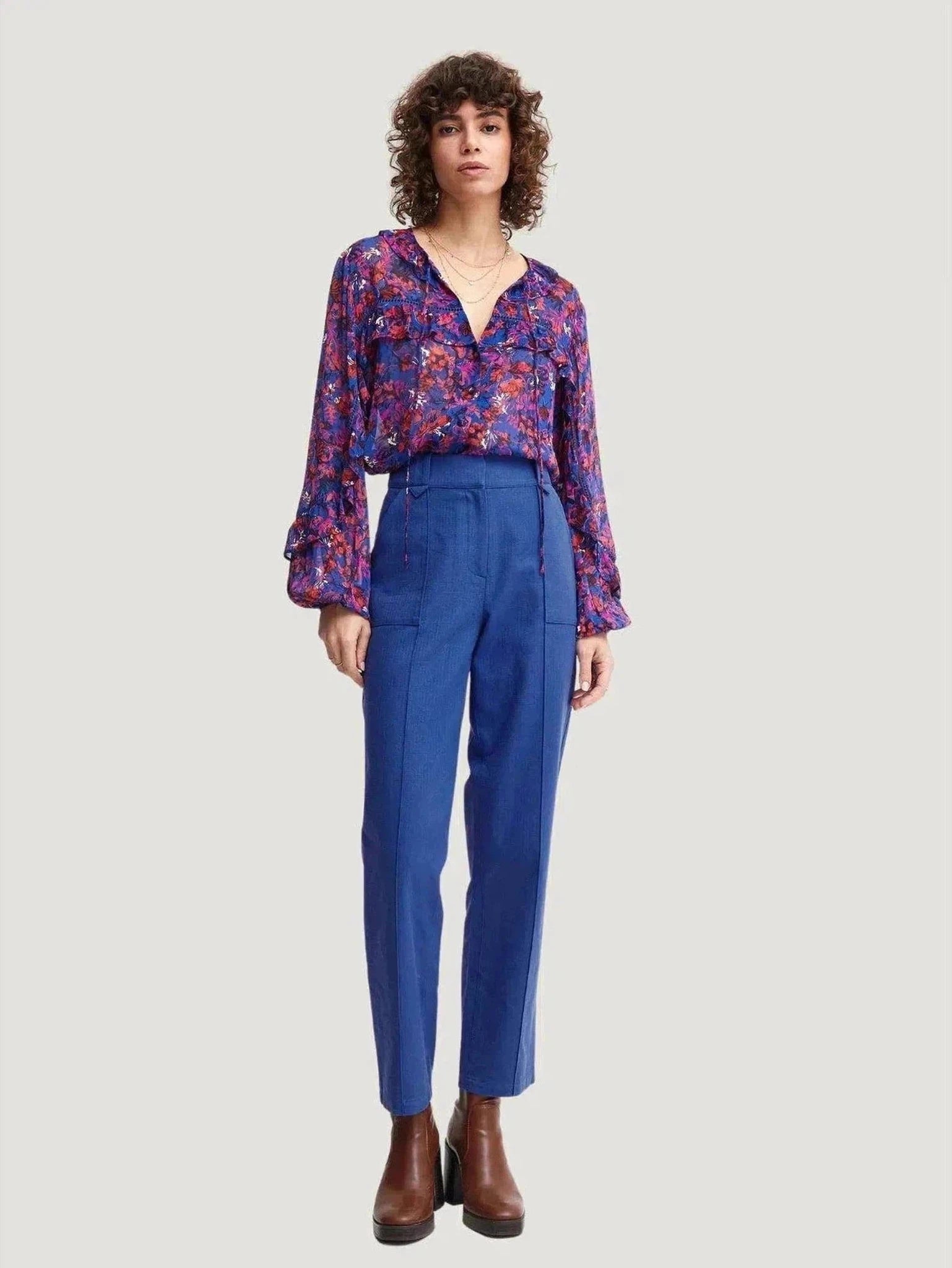 Atelier Rêve Margaret Pants Elegant Palazzo Trousers