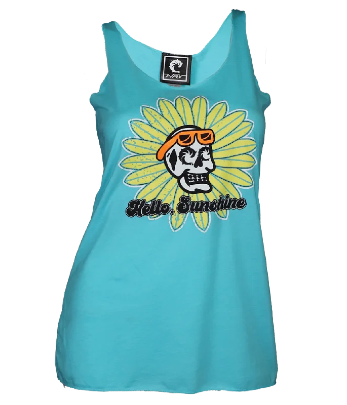 Hello Sunshine Ladies Tank Top scoop neck tank
