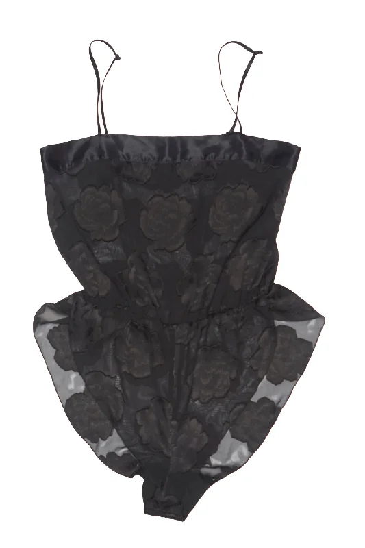 Strappy Bodysuit - S Fashionable Fitted Bodysuit