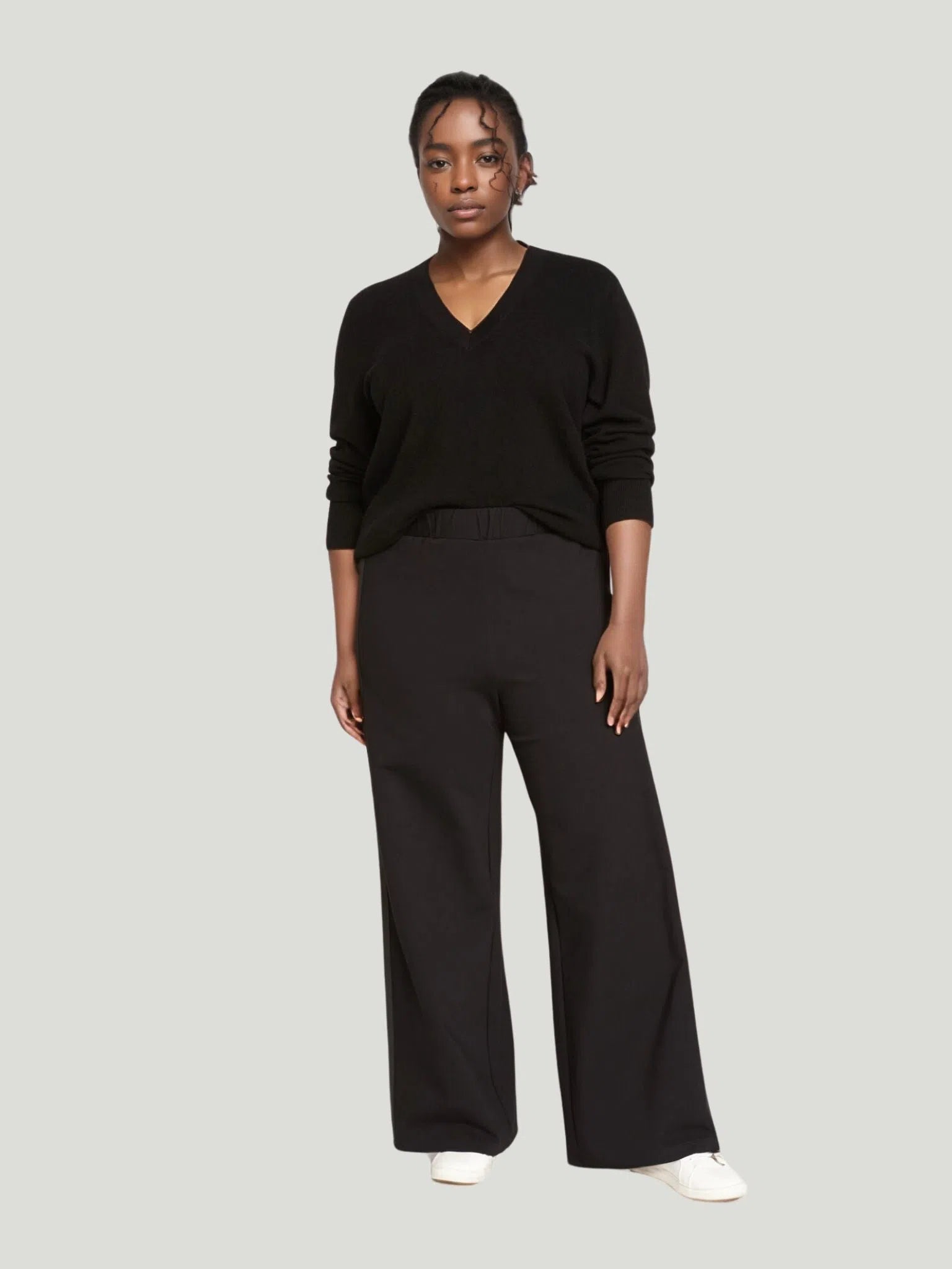 Universal Standard Stephanie Wide Leg Ponte Pant Casual Sweatpants Style