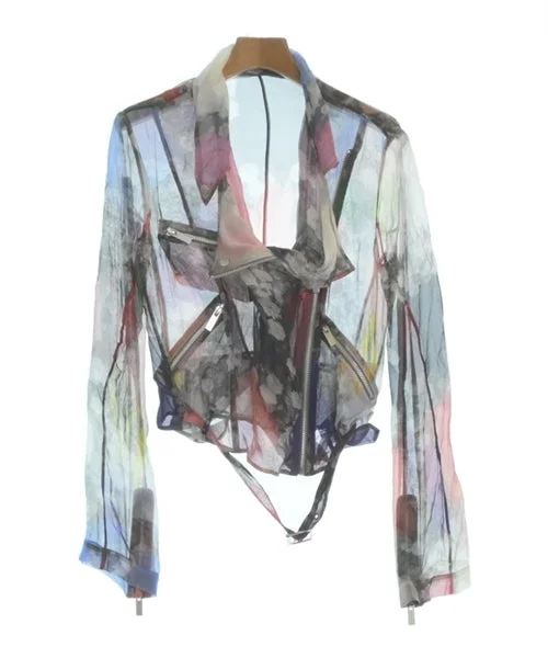 CHRISTOPHER KANE Motercycle Jackets A-Line Jacket Boat Neck Shawl Collar