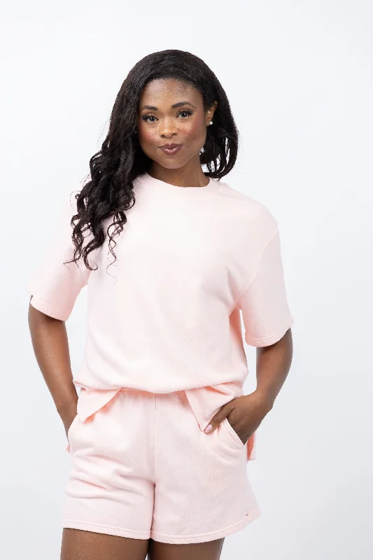 XiRENA Andye Sweatshirt in Pink Pom Hoodie Sweatshirt Pullover