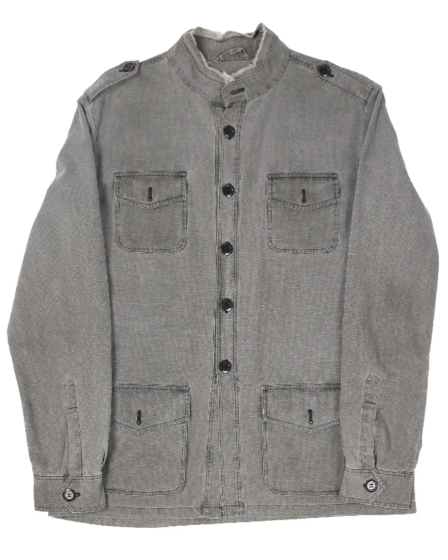 SS 2004 Siddhartha Returned Print Jacket Fleece Jacket Down Jacket Feather Jacket