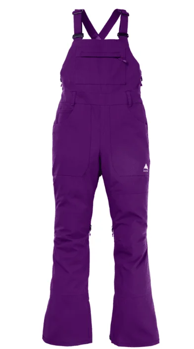 Burton Women's Avalon 2L Stretch Bib Pants Chic Checkered Pants