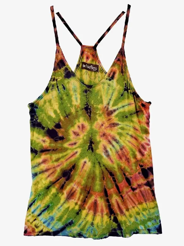 Eclectico Tie-Dye Hippy tank Top Size N/A activewear tank top