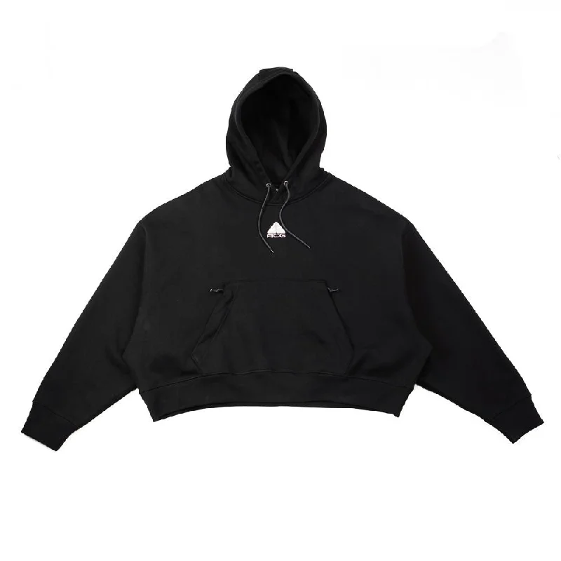 WMNS Nike ACG Therma-Fit Hoodie (Black) Hoodie with Patch Decorative Personalized