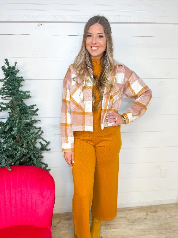 Keep Moving Crop Pants-Mustard Relaxed Fit Trousers