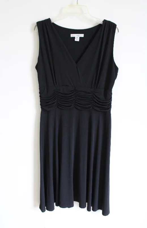 AA Studio Black Dress | 16W Tunics Chic fashionable
