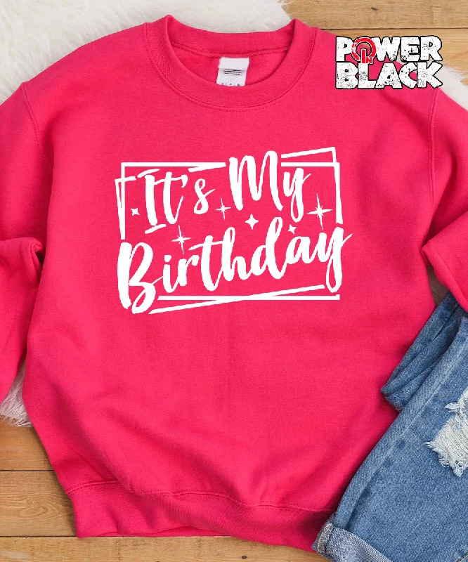 Pink Sweatshirt with White