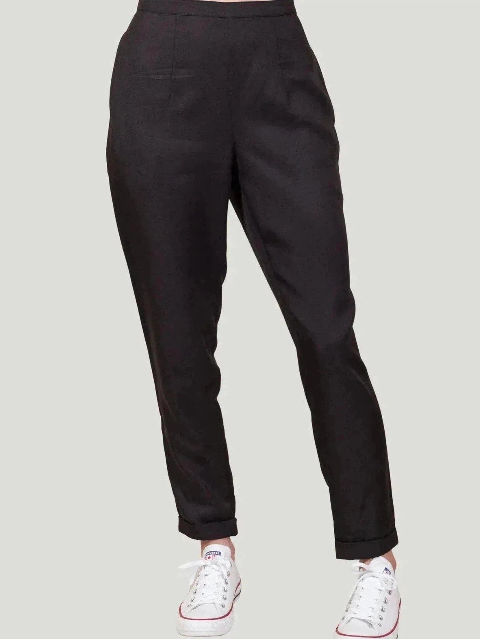 Silver and Gold Clothing  Relaxed Tuxedo Pant Relaxed Linen Pants