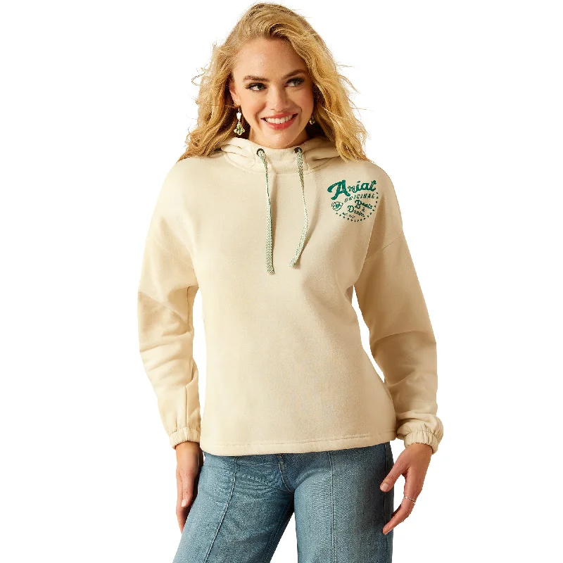 Ariat Ladies Essential Summer Sand Hoodie 10055027 Hoodie with Half-Zip Sporty Casual