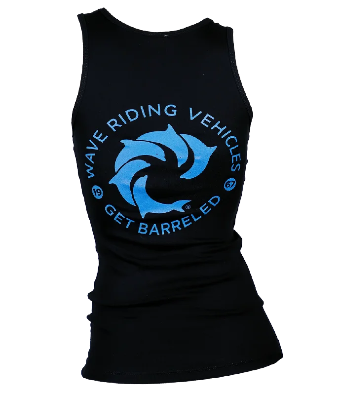 Get Barreled Ladies Tank Top gold tank top