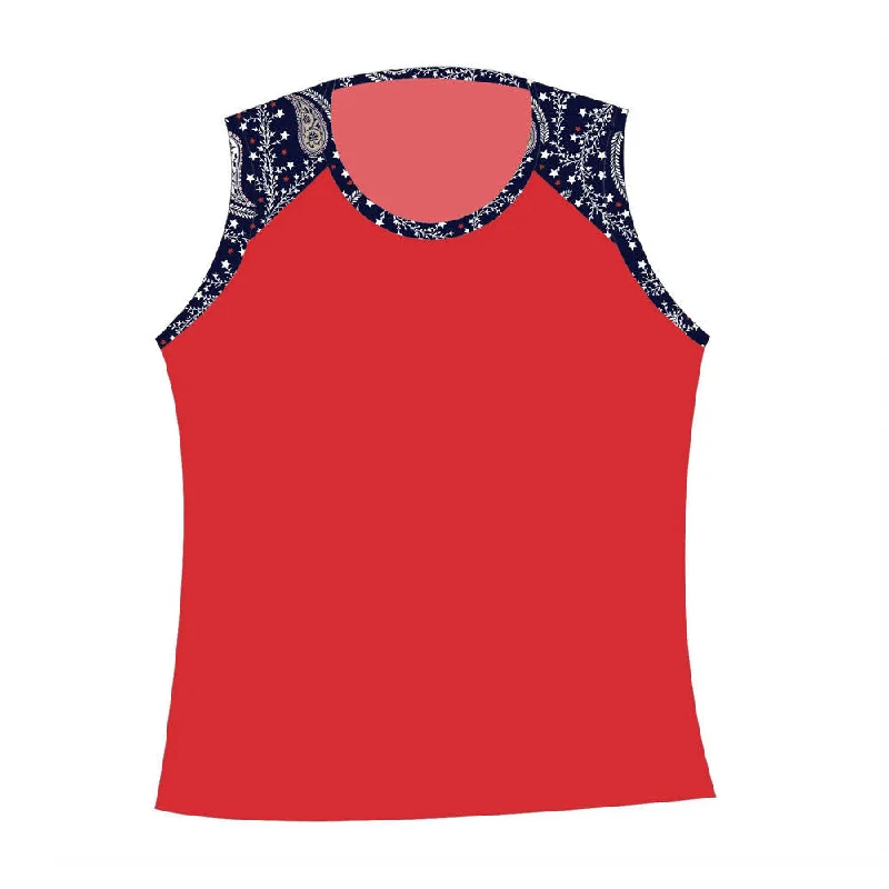 Hanky Doodle Tank Top one shoulder tank