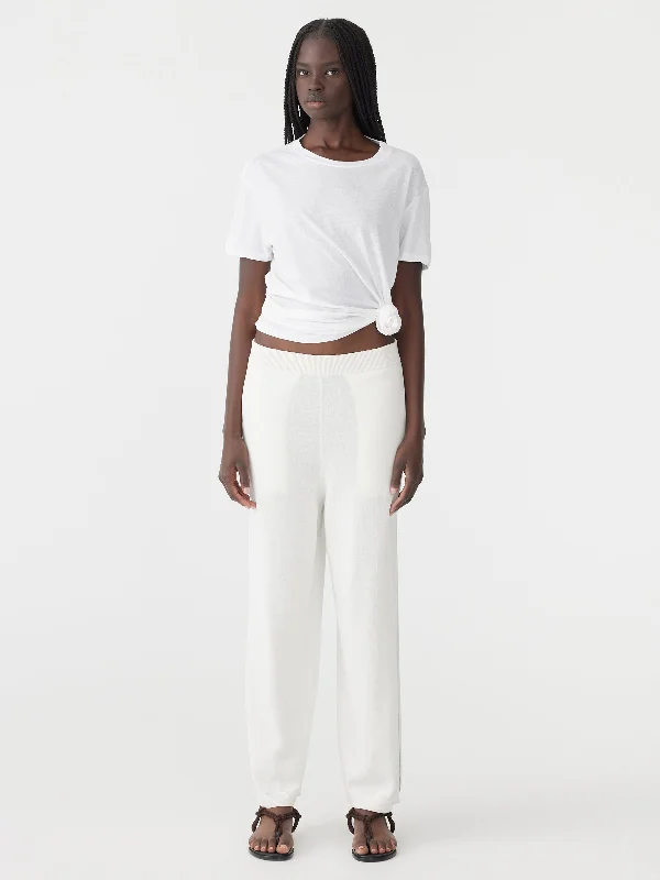 High Twist Relaxed Pants Elegant Trouser Pants