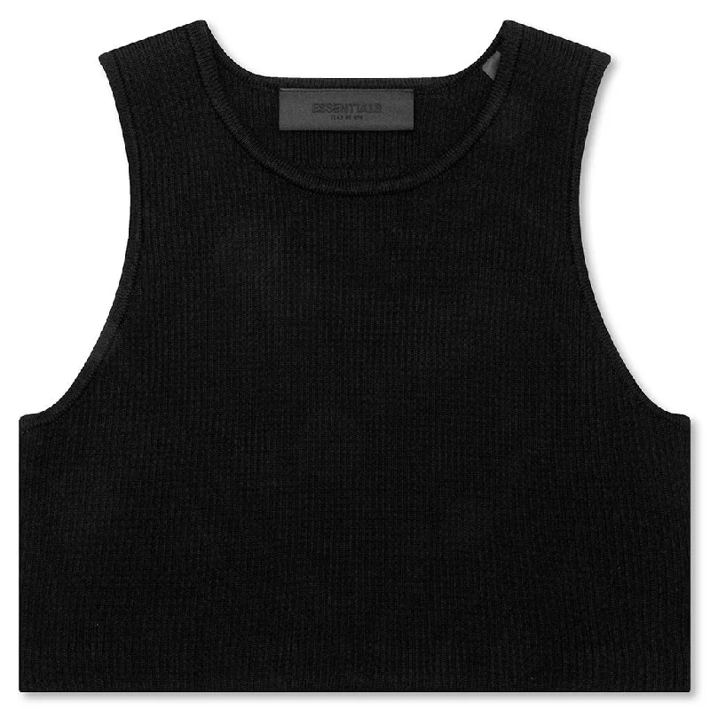 Essentials Core Sport Tank Women's - Jet Black peach tank top