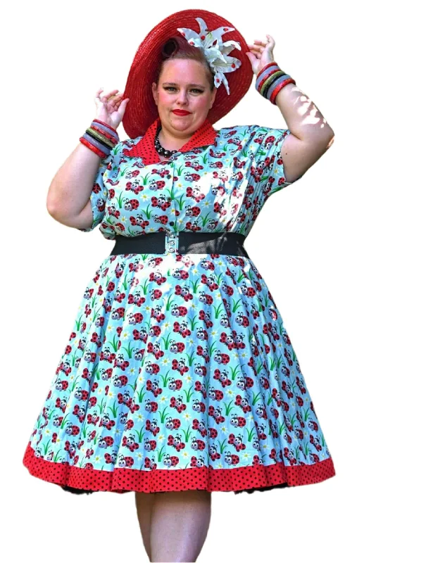 Ladybugs Full Circle Skirt modal blend skirt